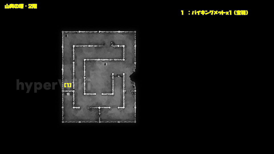 ドラクエ7リメイク DQ7R 山奥の塔・2階 マップ画像