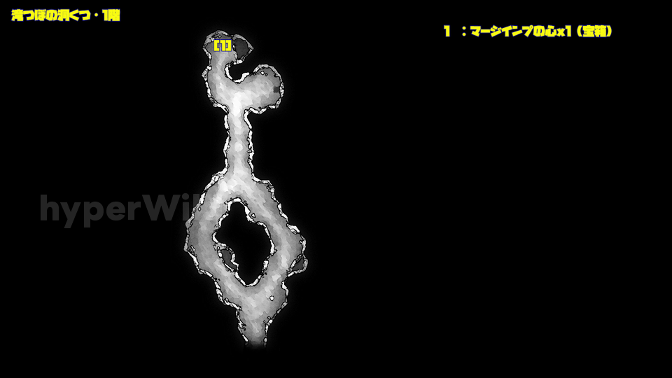 ドラクエ7リメイク DQ7R 滝つぼの洞くつ・1階 マップ画像