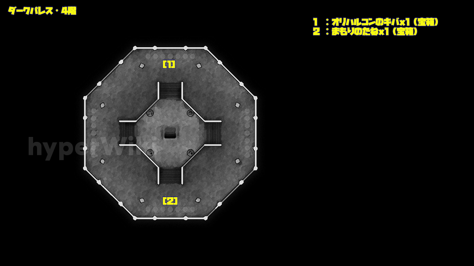 ドラクエ7リメイク DQ7R ダークパレス・4階 マップ画像