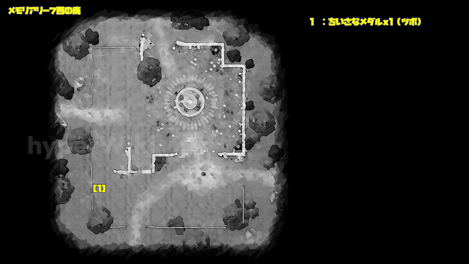 ドラクエ7リメイク DQ7R メモリアリーフ西の廃墟 マップ画像